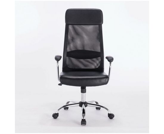 Компьютерное офисное кресло руководителя BRABIX Flight EX-540, с подлокотниками, хром, сетка 531850 – изображение 3