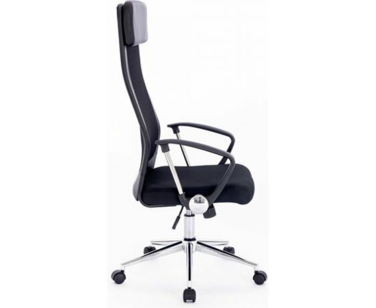 Офисное кресло BRABIX Flight R EX-541, хром, ткань TW, сетка, черное 532517 – изображение 3