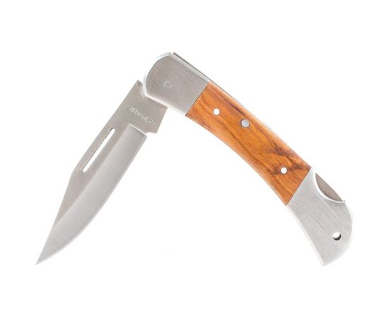 Складной нож STAYER с деревянными вставками большой 47620-2_z01 – изображение 3