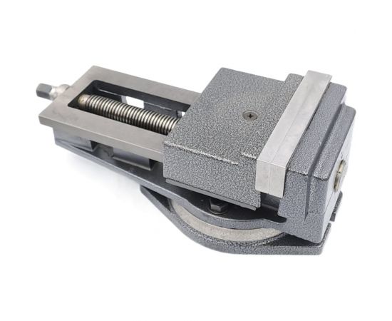 Тиски TORNERI станочные с открытым винтом поворотные L губок 160 мм 042010 – изображение 3