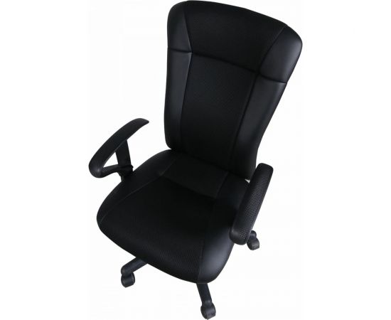 Компьютерное офисное кресло BRABIX Optima MG-370, с подлокотниками, эко кожа, ткань 531580 – изображение 4