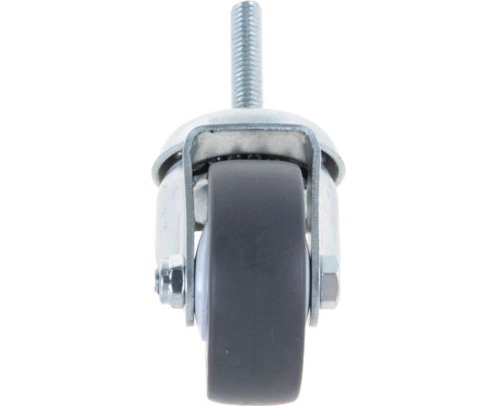 Поворотное колесо Brante 50 мм на штыре М8 серая резина NF-0123 104950 – изображение 4