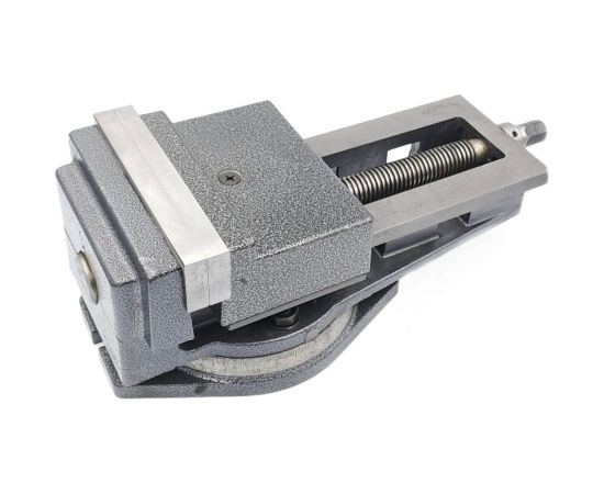 Тиски TORNERI станочные с открытым винтом поворотные L губок 160 мм 042010 – изображение 4