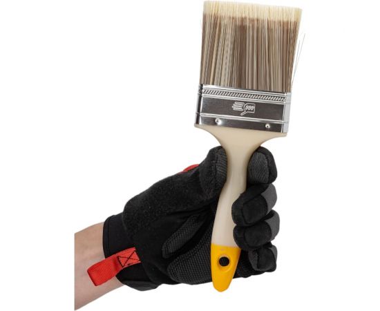 Плоская кисть 888 из искусственной щетины 3 - 75 мм * 14 мм Аква 0121050 – изображение 4