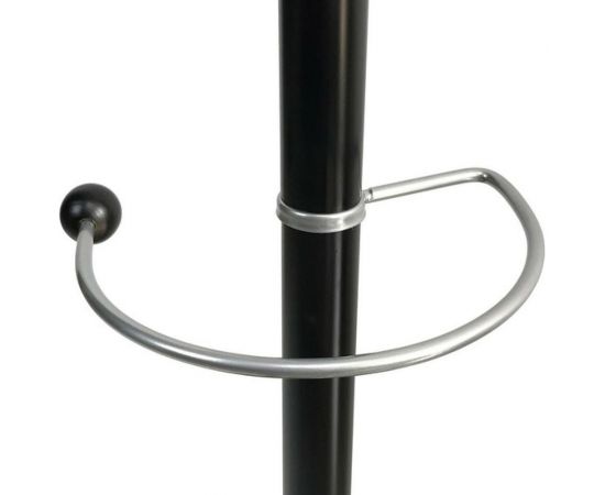 Вешалка-стойка BRABIX CR-8342 металл, 5+4 крючка, цвет черный 606439 – изображение 4