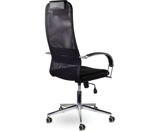 Кресло руководителя компьютерное рабочее офисное/для дома BRABIX Pilot Ex-610 Ch premium, хром, ткань-сетка 532417 – изображение 5
