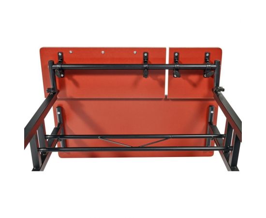 Многофункциональный стол BRADEX Shuttle 80x58x80-130 см, темное дерево, чёрный FR 0690 – изображение 6