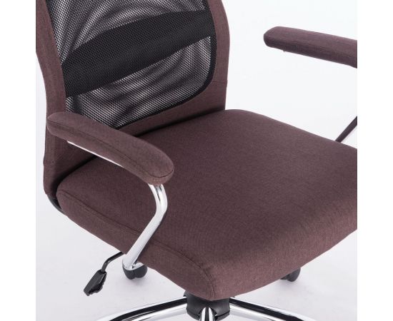 Компьютерное офисное кресло руководителя BRABIX Flight EX-540, с подлокотниками, хром, сетка 531849 – изображение 6