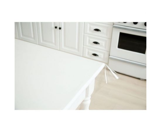 Скатерть Домовой Прошка гибкое стекло ПВХ 0,5 мм, размер 140x80 см 10169 – изображение 7