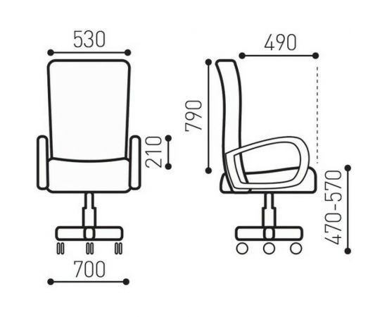 Компьютерное геймерское офисное кресло BRABIX Nitro GM-001, с подлокотниками, экокожа 531816 – изображение 7