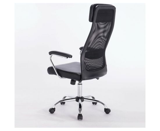 Компьютерное офисное кресло руководителя BRABIX Flight EX-540, с подлокотниками, хром, сетка 531850 – изображение 8