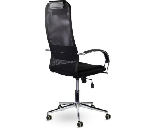 Кресло руководителя компьютерное рабочее офисное/для дома BRABIX Pilot Ex-610 Ch premium, хром, ткань-сетка 532417 – изображение 8