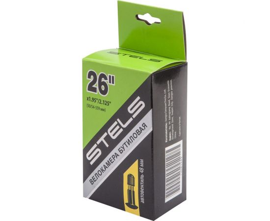 Велокамера STELS SEYOUN 26""x1.95""/2.125"", автовентиль 48мм LU081493 