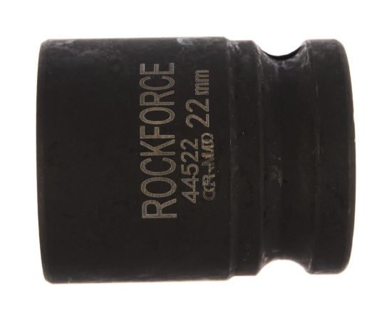 Головка торцевая 6-гранная ударная 22 мм, 1/2"", L=40 мм ROCKFORCE RF-44522 