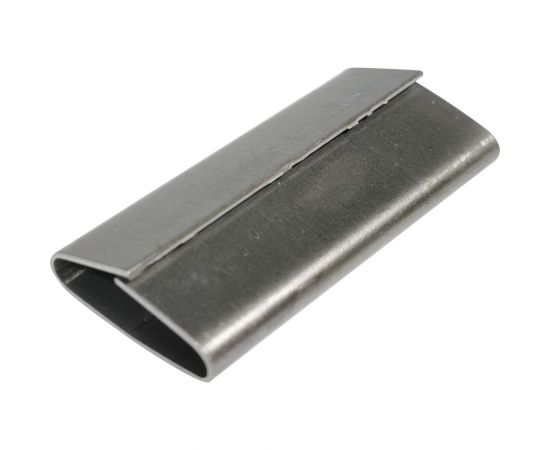 Стальной замок для стальной ленты 19 мм Кордленд 19x45x0,9 мм, 500 шт. ST-19 KREP-00161 