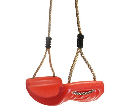 Качели детские подвесные пластиковые на веревке Лодочка (Ширина 43 см) MoyDvor SAC004101R 