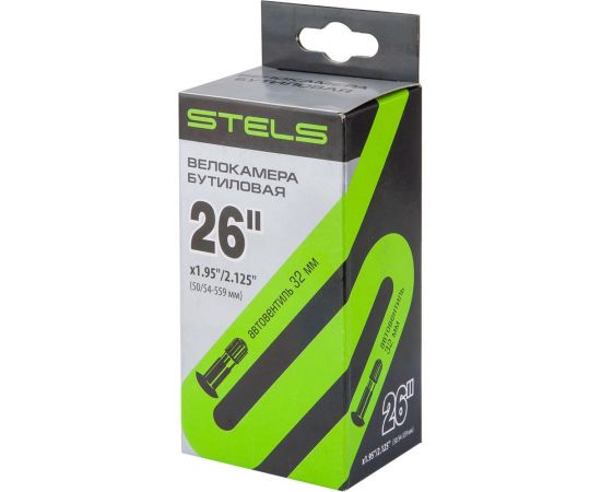 Бутиловая велокамера STELS CHAO YANG 26""x1.95""/2.125"", автовентиль LU052259 