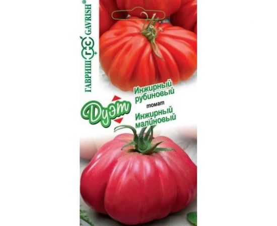 Томат ГАВРИШ Инжирный рубиновый 0,05 г, Инжирный малиновый 0,05 г, серия Дуэт 1070007837 
