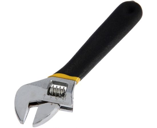 Разводной ключ ТУНДРА обрезиненная рукоятка, 150 мм 1647011 