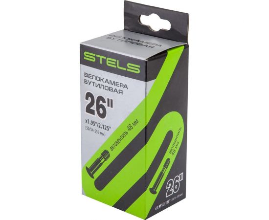 Бутиловая велокамера STELS CHAO YANG 26""x1.95""/2.125"", автовентиль 48мм LU052260 
