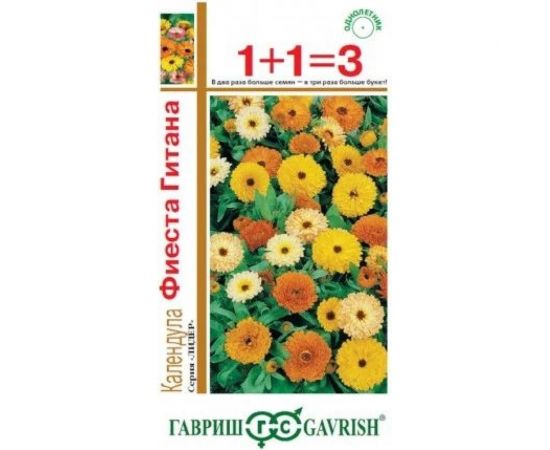 Семена ГАВРИШ Календула Фиеста Гитана 0.6 г 1+1 1071857732 