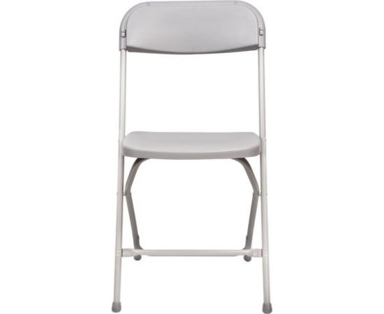 Складной стул для дома и офиса BRABIX Golf CF-002 серый каркас, пластик серый, 531564 