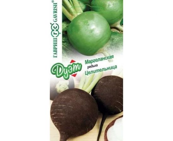 Семена ГАВРИШ Редька Целительница 1.0 г + редька Маргеланская 1.0 г серия Дуэт 1026998612 