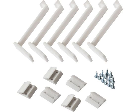 Защита от детей, блокиратор дверей и ящиков 100 Baby Safety ""Мама Папа"" 6 шт., белые, крепеж в комплекте 4670006470136 