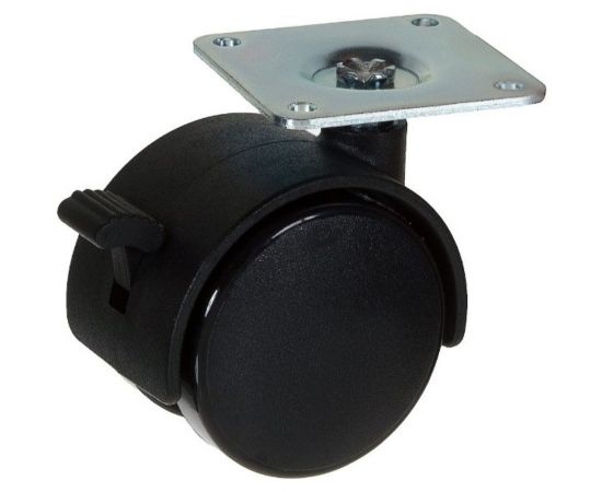 Колесо Alex D50 поворотная площадка с тормозом 1-0404 