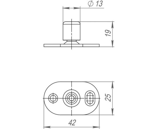 Нижний направляющий ролик ARMADILLO Comfort /Comfort-PRO 43941 – изображение 2