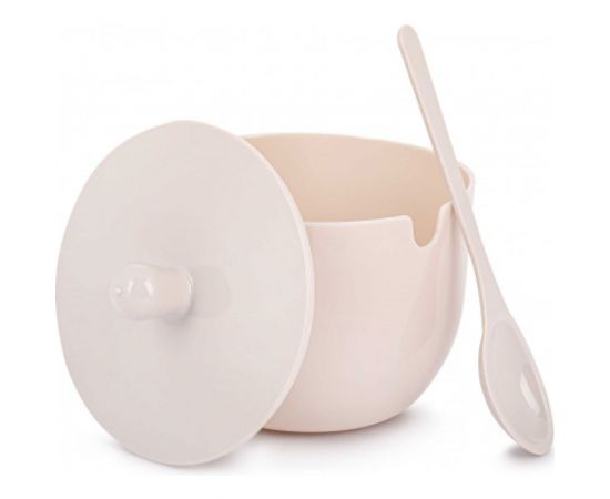 Сахарница ЗПИ «Альтернатива» Джелли 0.40 л, с ложкой, бежевый М8296 – изображение 2