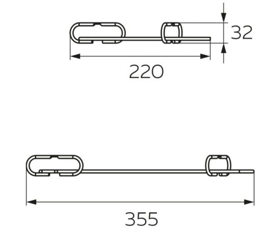 Дугообразный держатель бокалов Lemax бронза MX-051 AB – изображение 2