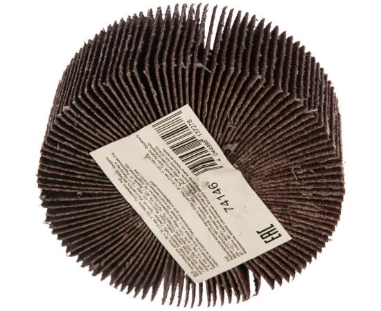 Круг лепестковый (80x30x6 мм; Р120) для дрели MATRIX 74146 – изображение 2