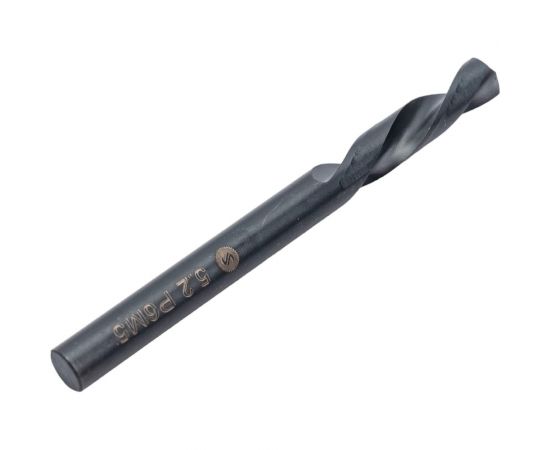 Сверло спиральное левое короткая серия (5.2x26x62 мм; Р6М5; ц/х; А1; ГОСТ 4010-77) ИНСТУЛС 00001425166 – изображение 2