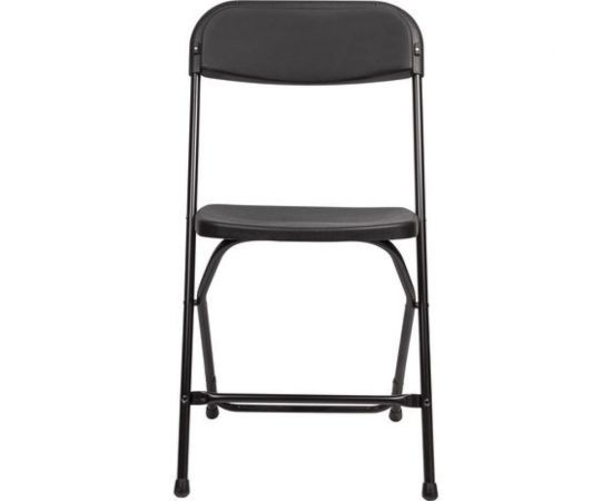 Складной стул для дома и офиса BRABIX Golf CF-002, черный каркас, пластик черный, 531563 – изображение 3