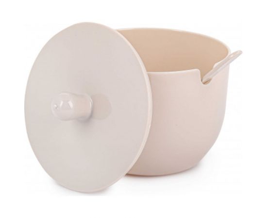 Сахарница ЗПИ «Альтернатива» Джелли 0.40 л, с ложкой, бежевый М8296 – изображение 3