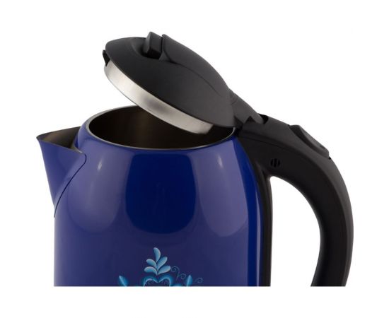 Электрический чайник Матрёна MA-005 2,0 л стальной синий гжель 006751 – изображение 3