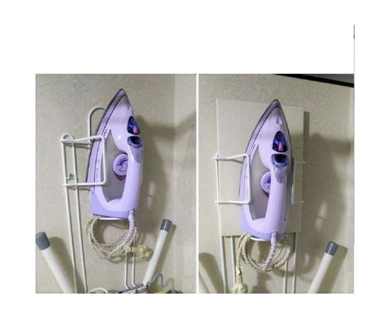 Держатель для утюга и гладильной доски НАЙДИ 490х220х100 мм, белый DU-27 – изображение 3