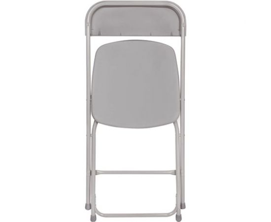 Складной стул для дома и офиса BRABIX Golf CF-002 серый каркас, пластик серый, 531564 – изображение 3