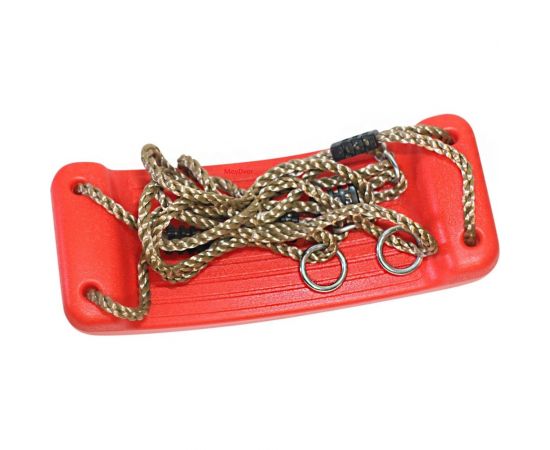 Качели детские подвесные пластиковые на веревке Лодочка (Ширина 43 см) MoyDvor SAC004101R – изображение 4