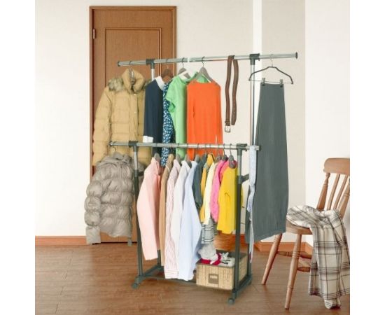 Двойная мобильная стойка Art moon TORONTO для одежды 699225 – изображение 5