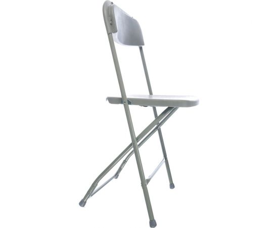 Складной стул для дома и офиса BRABIX Golf CF-002 серый каркас, пластик серый, 531564 – изображение 5