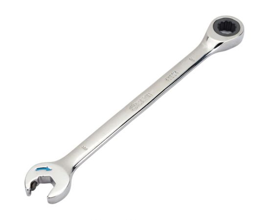 Набор комбинированных ключей с трещоткой Sata Metric пластиковый короб, 8 предметов 09079 – изображение 5