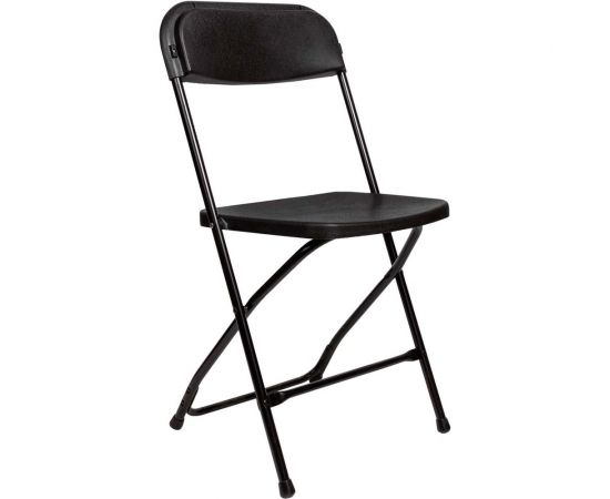 Складной стул для дома и офиса BRABIX Golf CF-002, черный каркас, пластик черный, 531563 – изображение 6