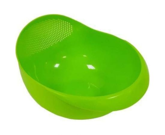 Чаша-дуршлаг ОНЕСТ большая салатовый ЧБП-01 Сал 