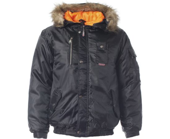Куртка СПРУТ Аляска, черная, размер 56-58/112-116, рост 170-176, 111792 