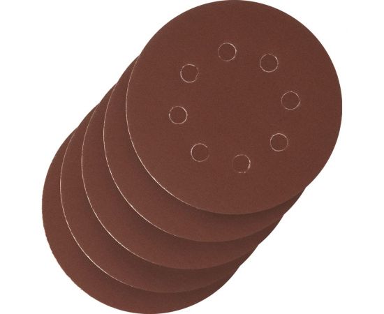 Круг абразивный перфорированный на ворсовой подложке под липучку 5 шт, 125 мм, P220 СИБРТЕХ 738097 