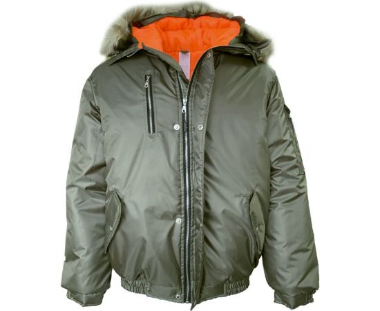Куртка Спрут Аляска короткая, хаки, р. (52-54) 104-108/182-188 130244 