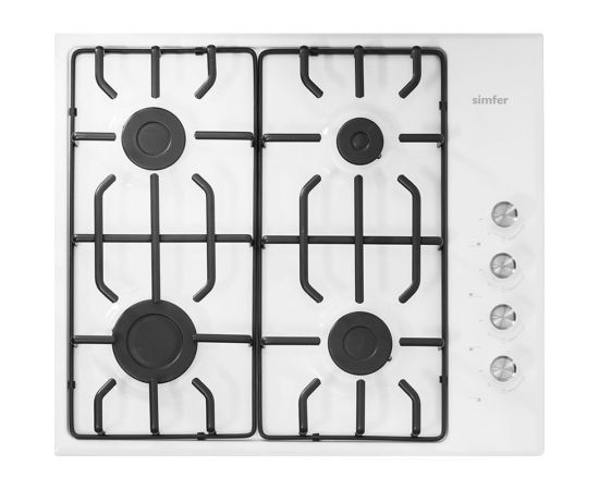 Газовая варочная поверхность SImfer решётки LAMA, газ-контроль H60Q41W571 