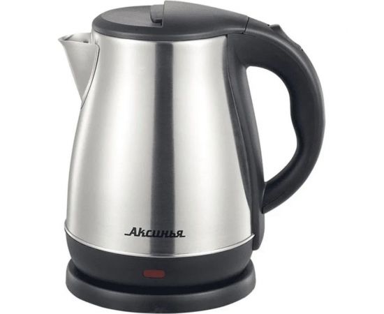 Электрический чайник Аксинья КС-1050 черный, нержавеющая сталь, 2000 Вт, 1.8 л 12 0R-00006228 